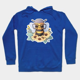 Water Colour Bee Hoodie